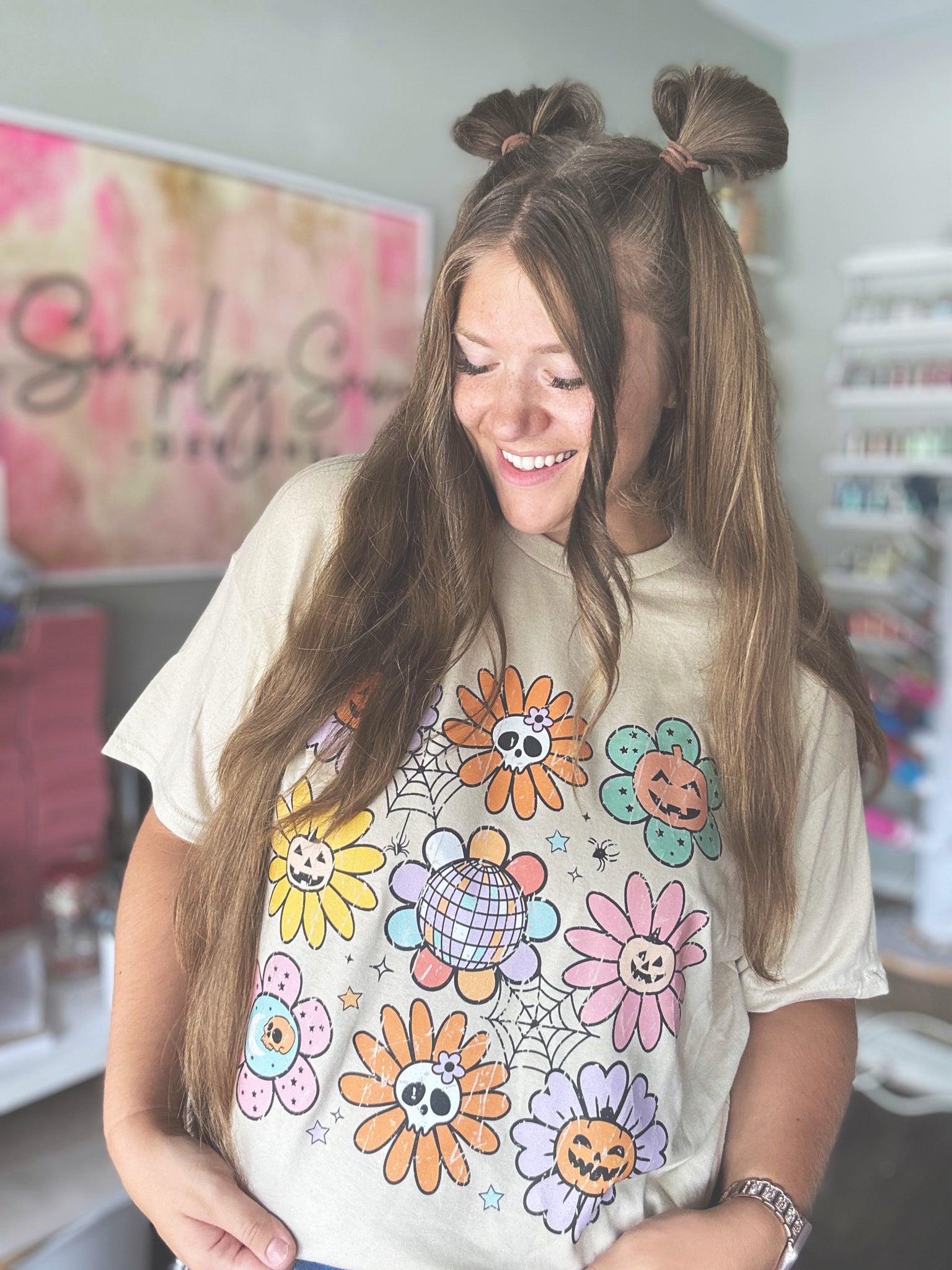 RETRO FLORAL HALLOWEEN