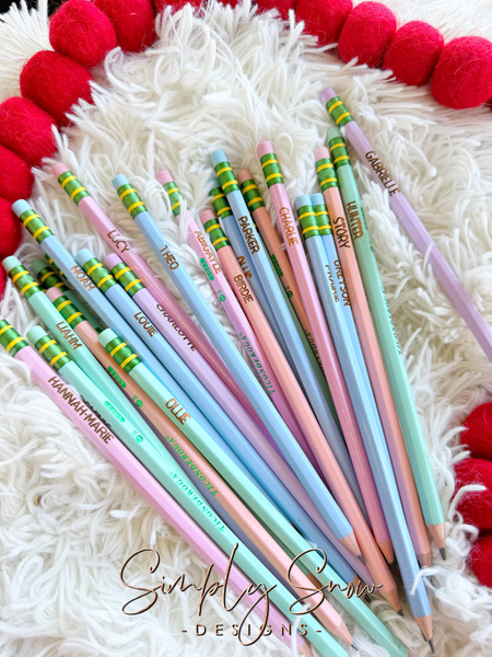 PERSONALIZED PENCILS