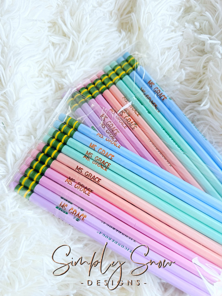 PERSONALIZED PENCILS
