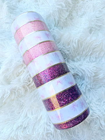 COQUETTE STRIPED 30OZ SKINNY