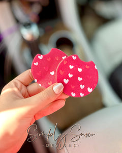 VALENTINES DAY CAR COASTERS