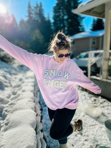 SNOW ANGEL PINK PULLOVER