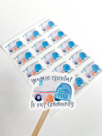 You Are Essential To Our Community, USPS Support - Sticker Sheet