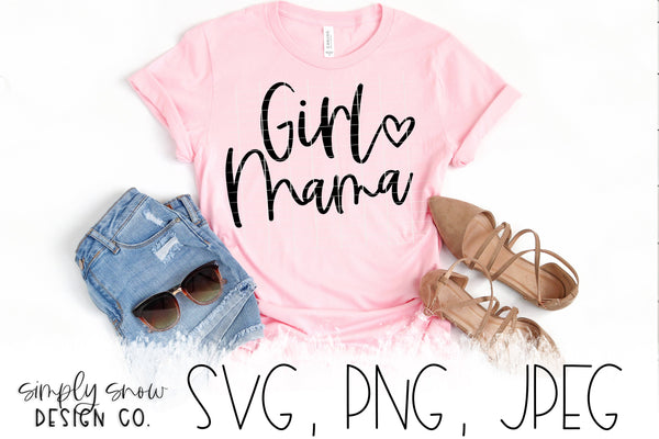 Girl Mama, Mom Of Girls, Svg, Png, Jpeg, Instant Download, Silhouette Cut file, Cricut Cut File
