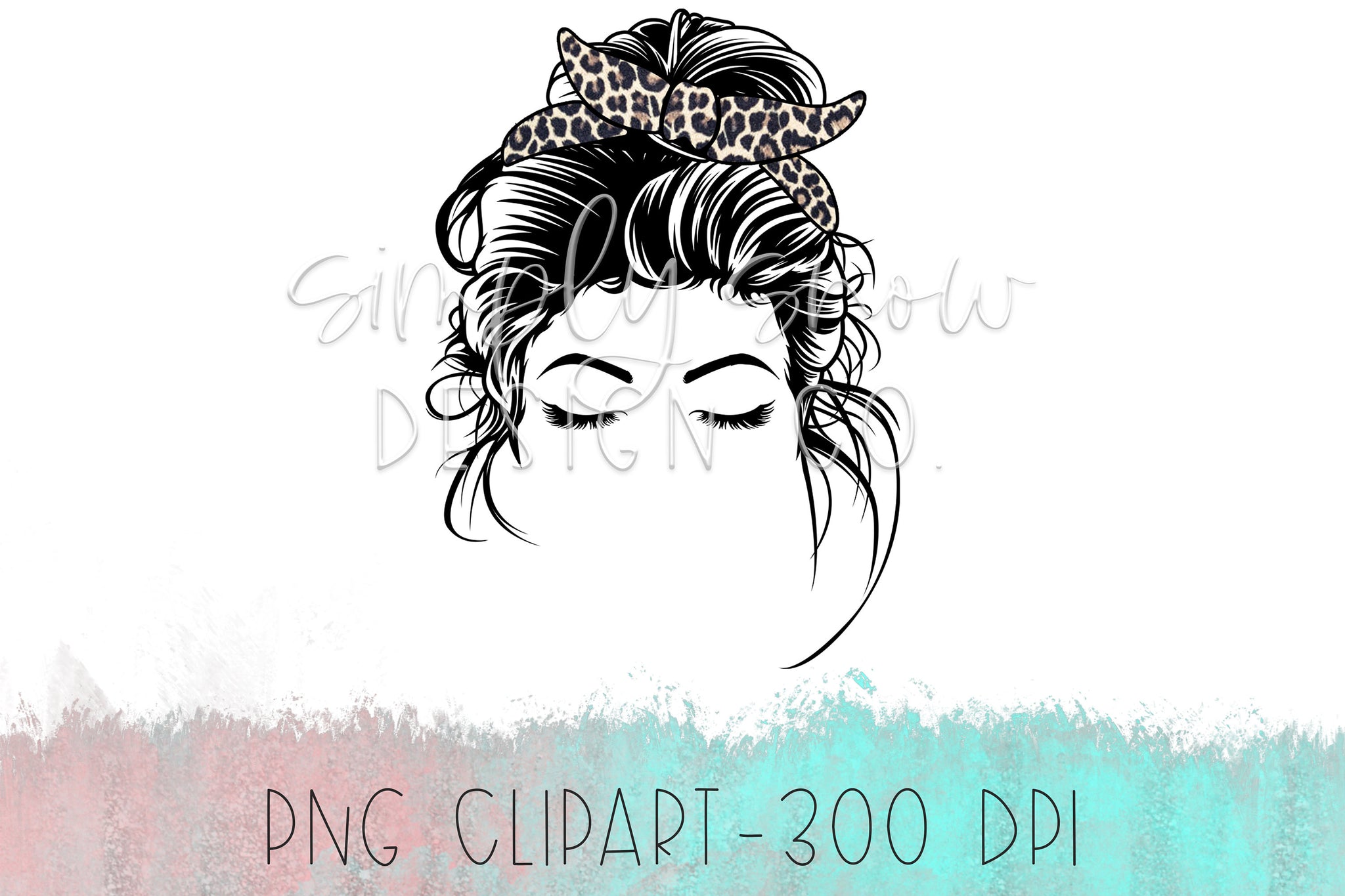 Mom Bun, Leopard Mom Bun, Lashes, PNG Instant Download, Boss Babe Sublimation Design, Boss Babe Tumbler Design, Waterslide For Tumblers