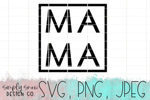 Square Mama Svg, Png, Jpeg, Instant Download, Silhouette Cut file, Cricut Cut File, Cut Files For Tumblers, Tumbler Decals