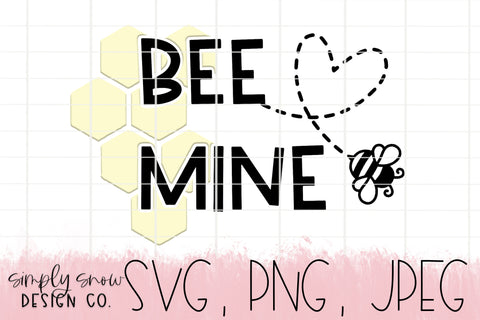 Bee Mine Valentines Day Svg, Png, Jpeg, Instant Download, Silhouette Cut file, Cricut Cut File, SVG For Tumblers, Bumble Bee, Be Mine