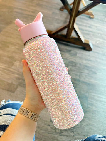 PINK RHINESTONE BOTTLE