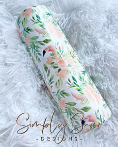 SUBLIMATED FLORAL FLAMINGO