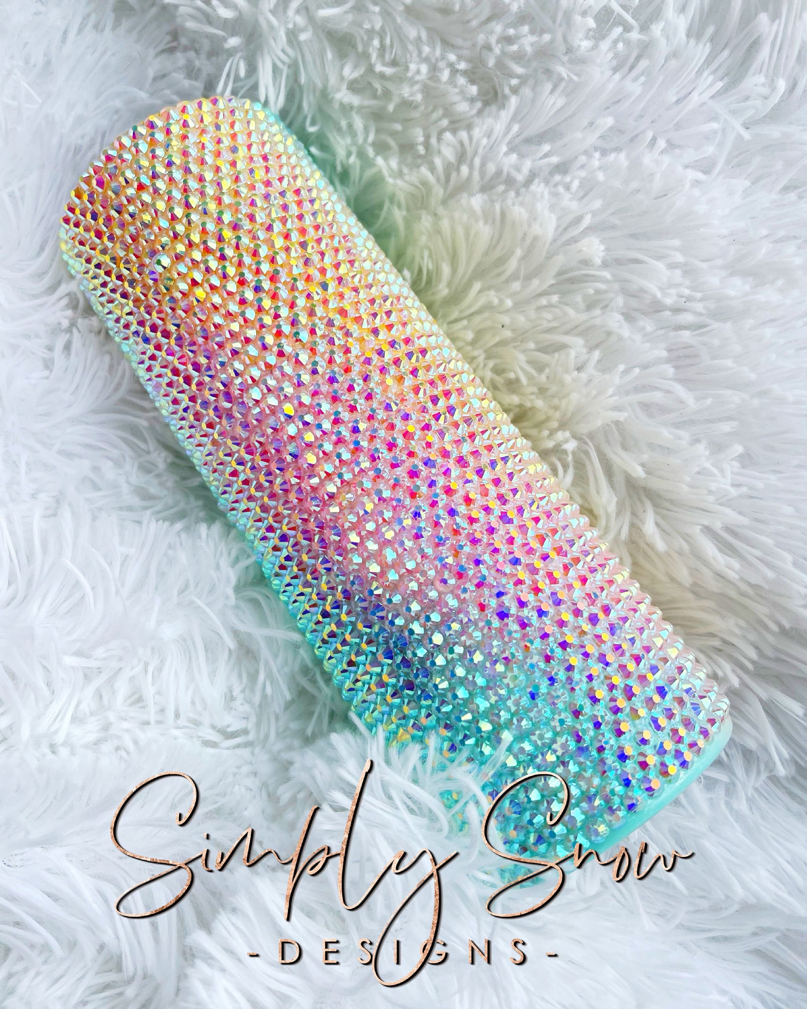 PASTEL SWIRL RHINESTONES