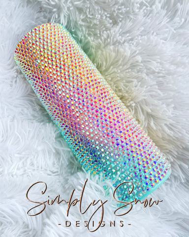 PASTEL SWIRL RHINESTONES