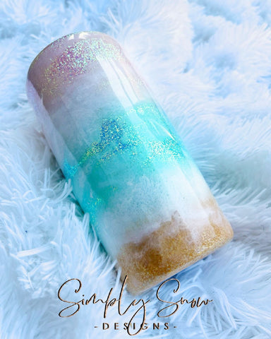 READY TO SHIP 20OZ REGULAR PASTEL BEACH