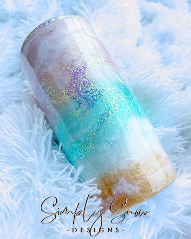 READY TO SHIP 20OZ REGULAR PASTEL BEACH