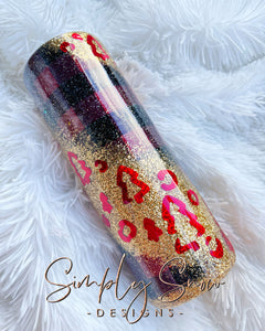 BUFFALO PLAID LEOPARD CHRISTMAS